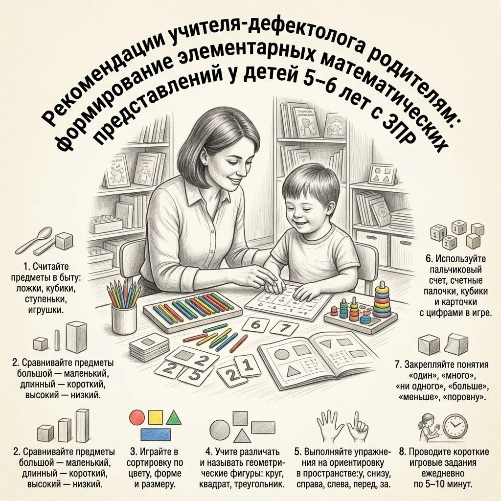 Рекомендации от учителя-дефектолога для родителей