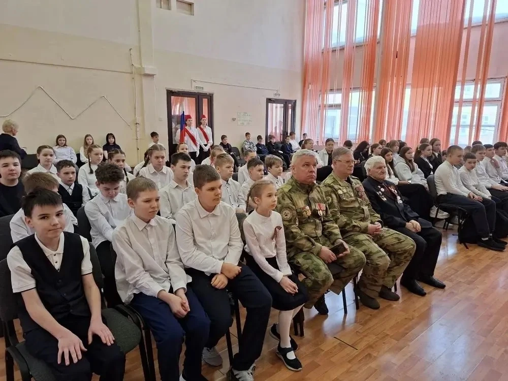 Ветераны в Лицее №5: напутствие будущим защитникам Отечества.                                       
