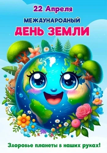 🌎День Земли в средней группе "Радуга"🌈