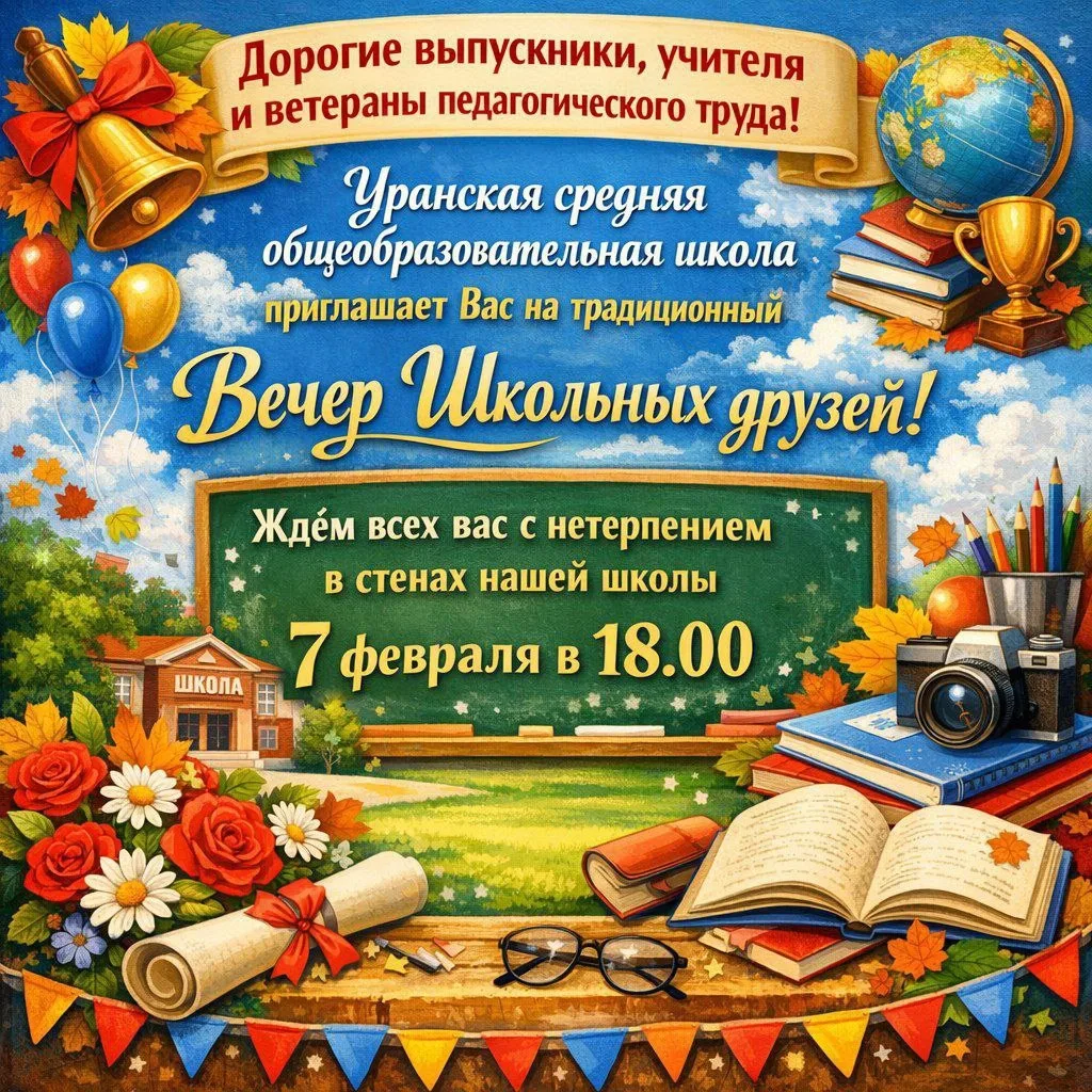 📌🌟💫Дорогие наши выпускники, уважаемые учителя и ветераны педагогического труда! Приг...