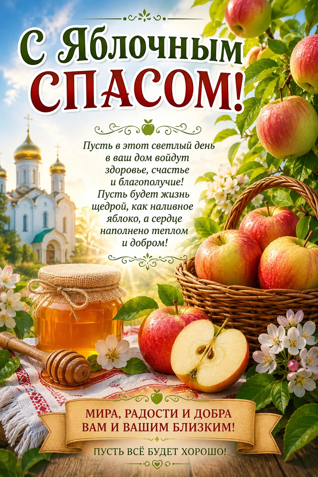 С Яблочным Спасом!