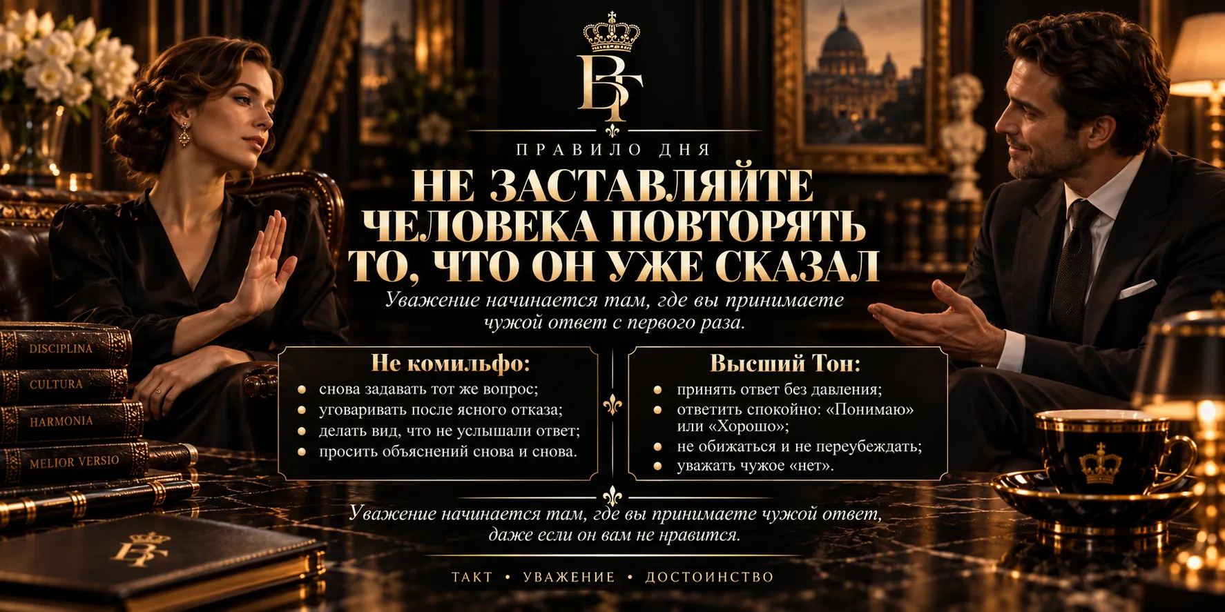 🎩 ПРАВИЛО ДНЯ