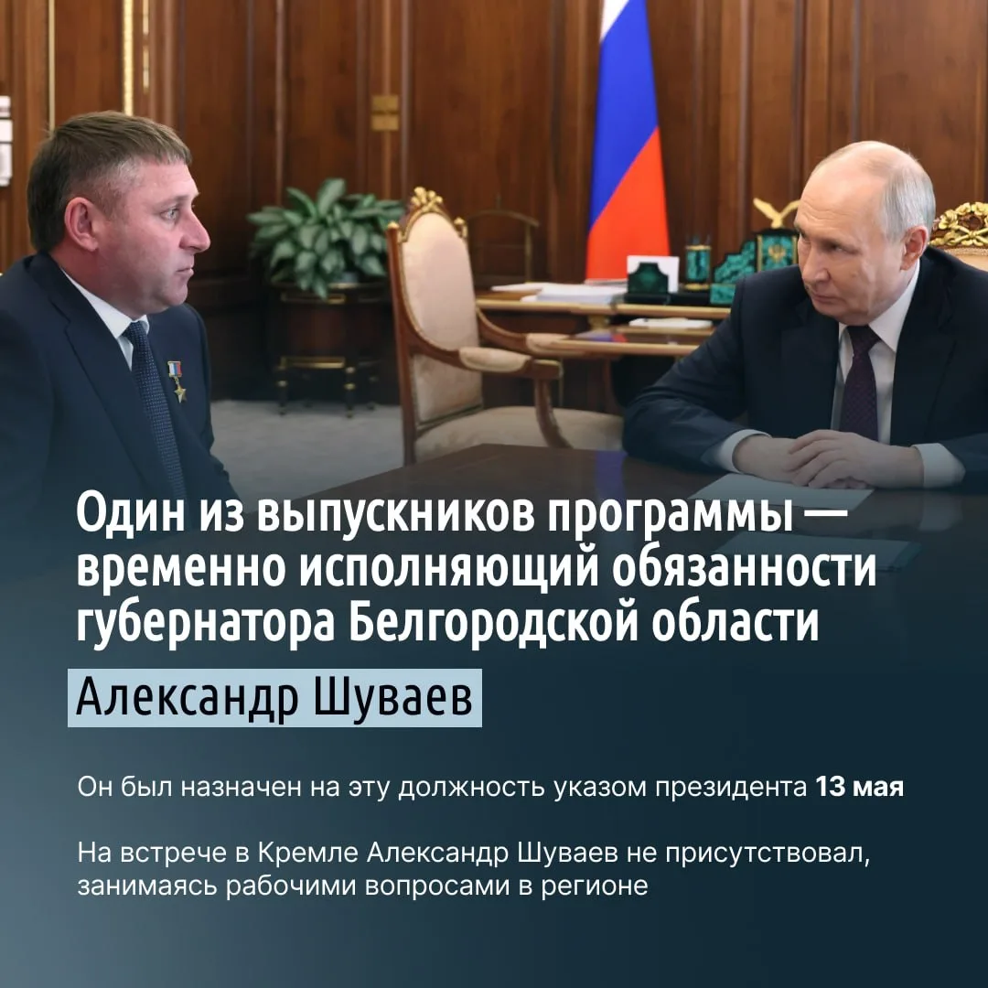 Владимир Путин встретился с выпускниками федеральной кадровой программы «Время героев»