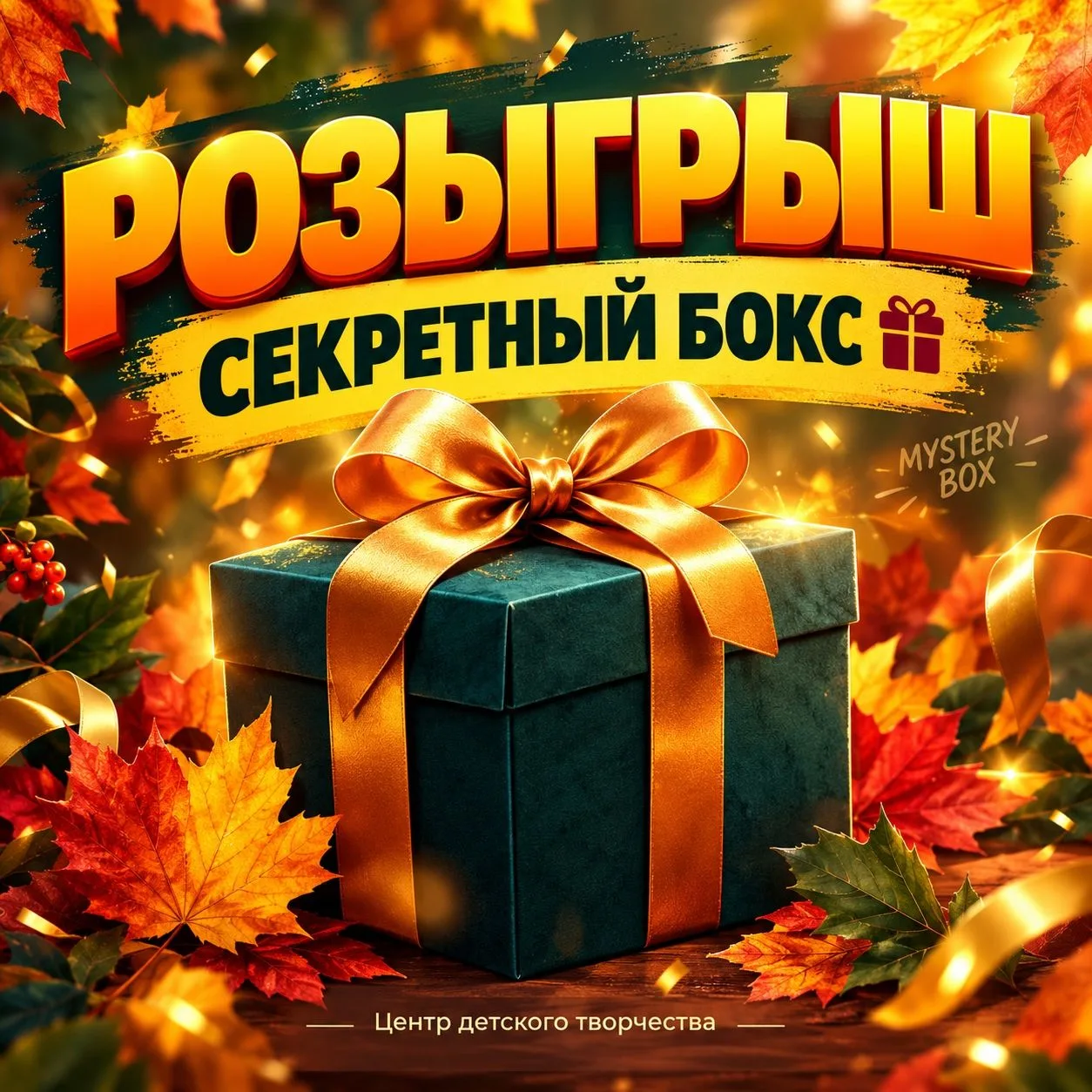 🍂🎁 ОСЕННИЙ РОЗЫГРЫШ ОТ ЦЕНТРА ДЕТСКОГО ТВОРЧЕСТВА! 🎁🍂