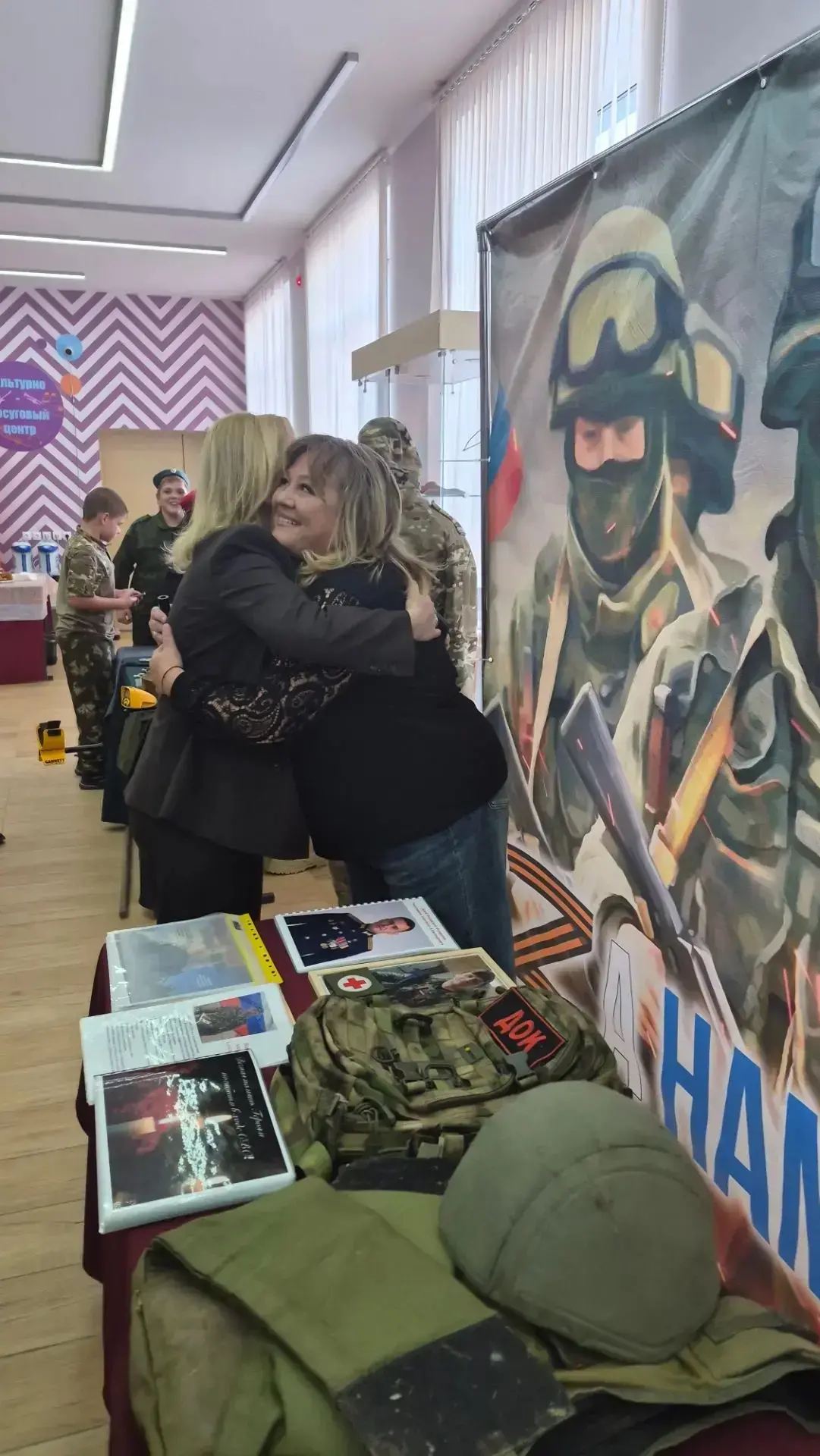✅Сегодня руководитель Комитета семей воинов Отечества Юлия Белехова посетила с рабочей ...