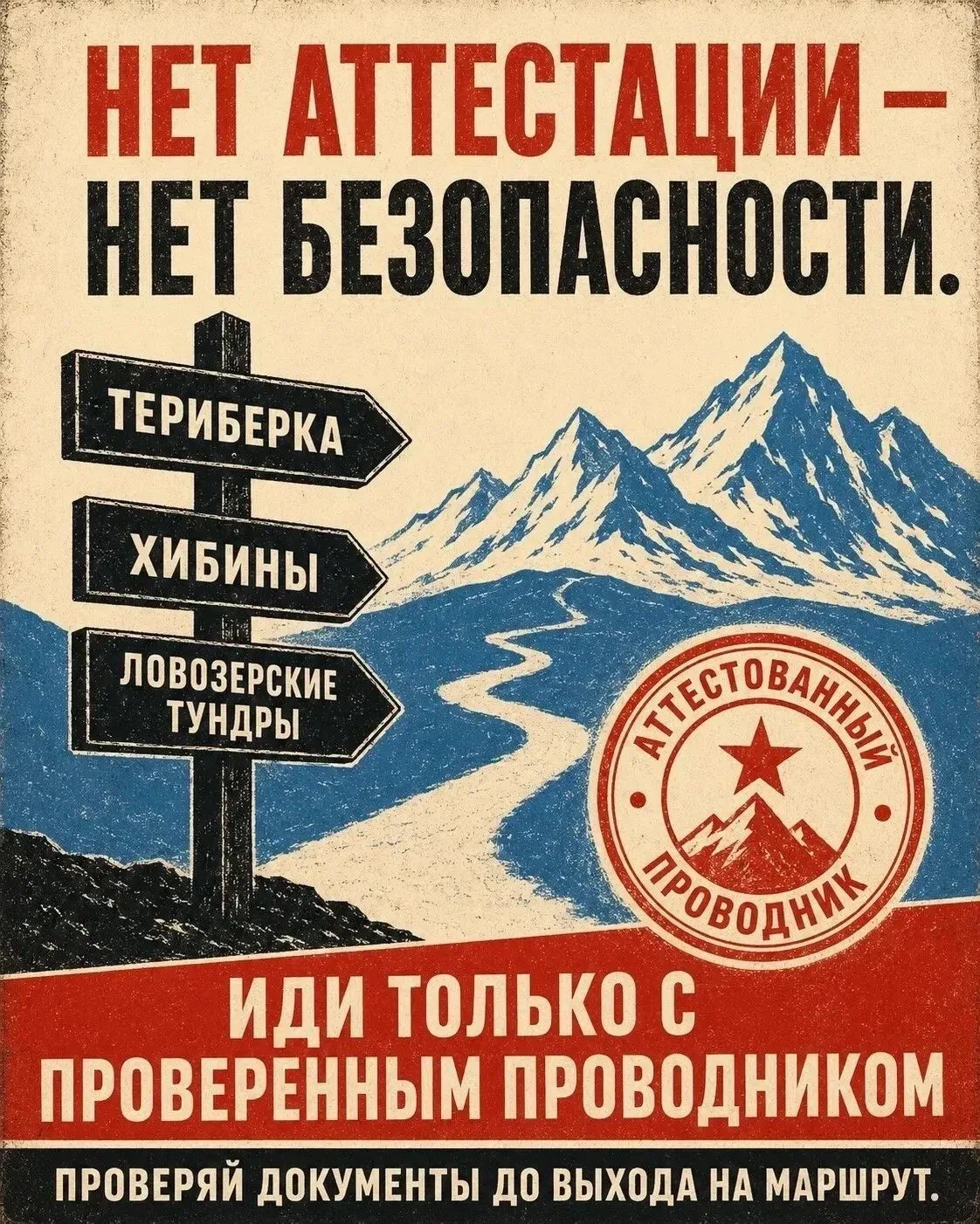 ❗️ Нет аттестации - нет похода!

В пик летнего турсезона усилили контроль за инструкторами-проводник