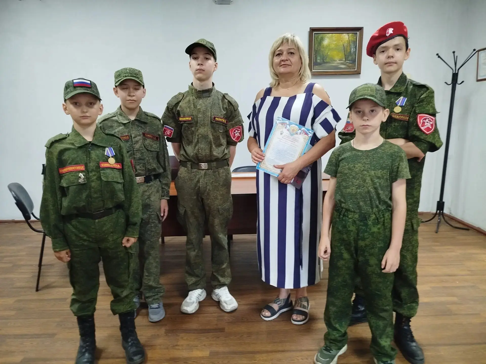 Сегодня вручили Благодарственное письмо от совета ветеранов Кремлёвского полка директор...
