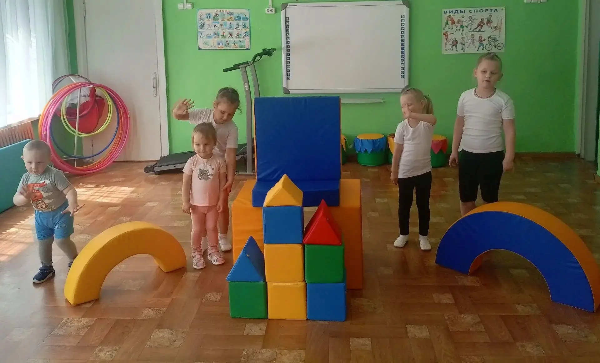 Сегодня в МКОУ «Первомайский ЦО» (дошкольное отделение) прошел физкультурный досуг.