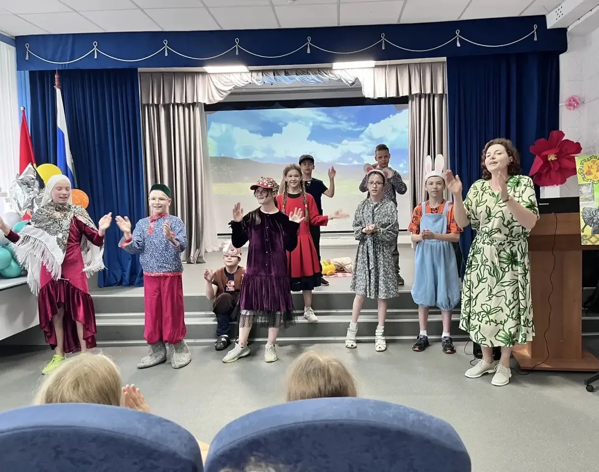 Вчера в летнем лагере «Лазурный» состоялось удивительное путешествие по мотивам башкирской народной 