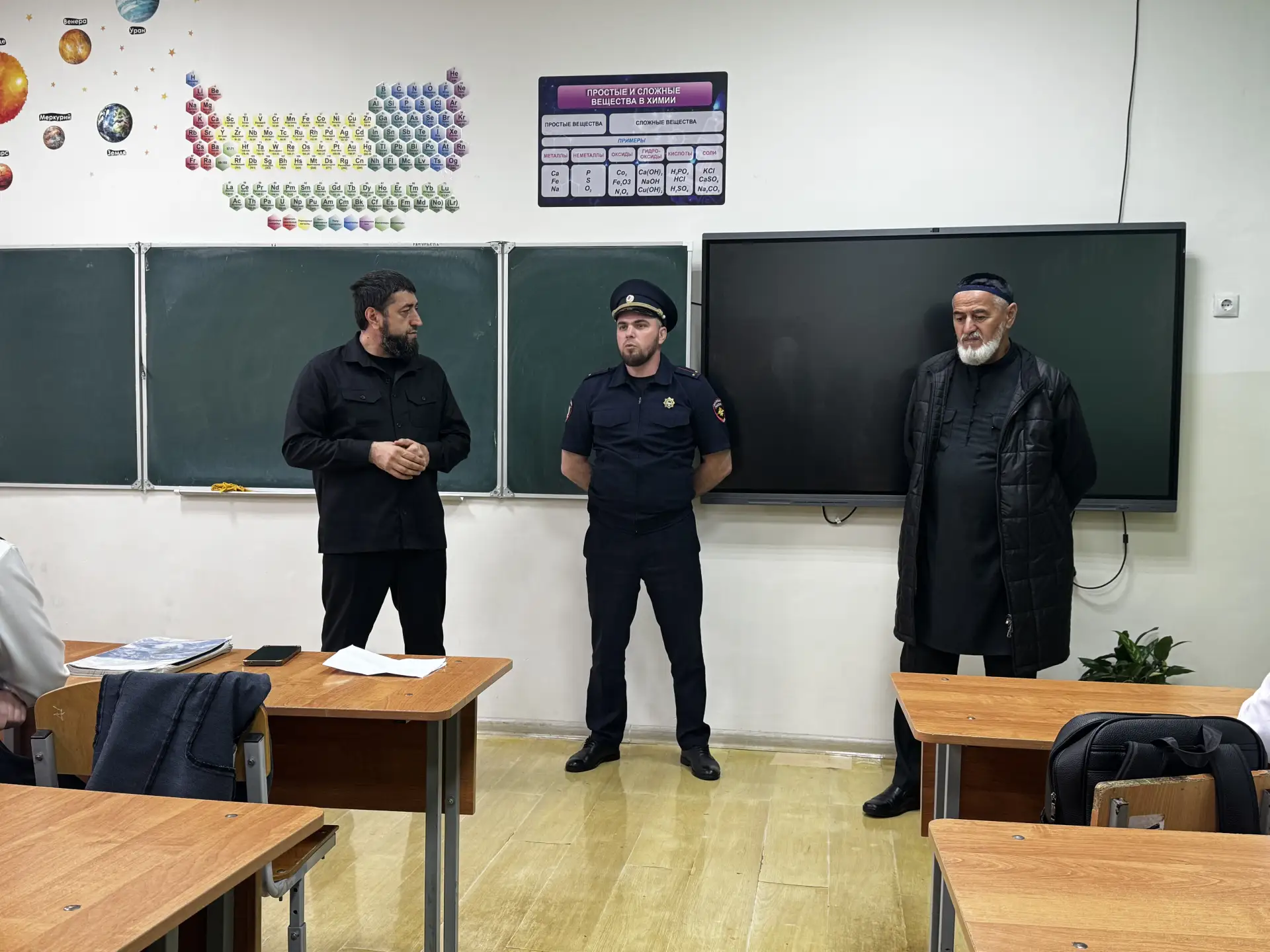 Инспектор ПДН Отдела МВД России по Урус-Мартановскому району, лейтенант полиции Саидов ...