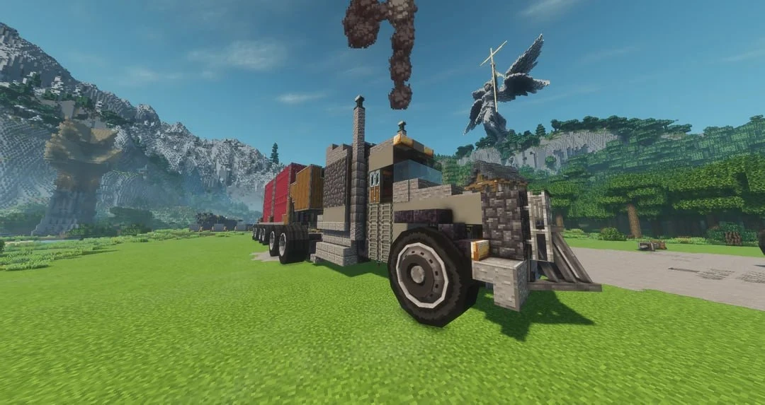 🚚 Грузовик с прицепом.