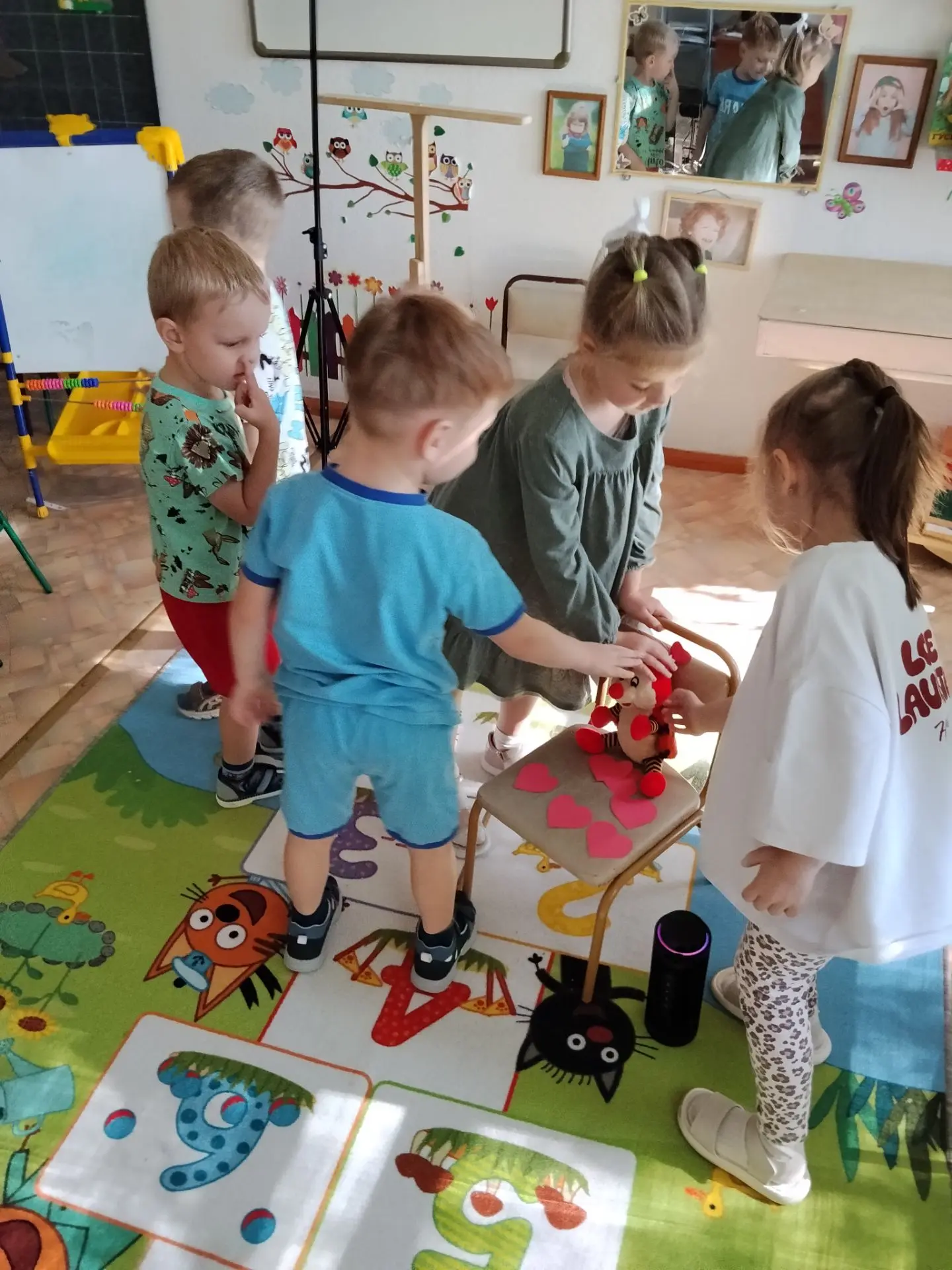 ✨Сегодня к воспитанникам средней группы с волшебным визитом прилетела Божья коровка 🐞