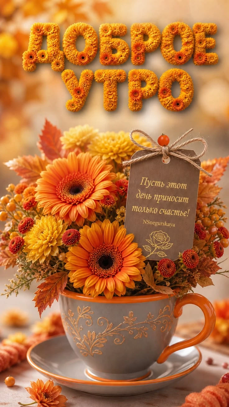 Прекрасного утра! Хорошего настроения! ☕🌞🌹