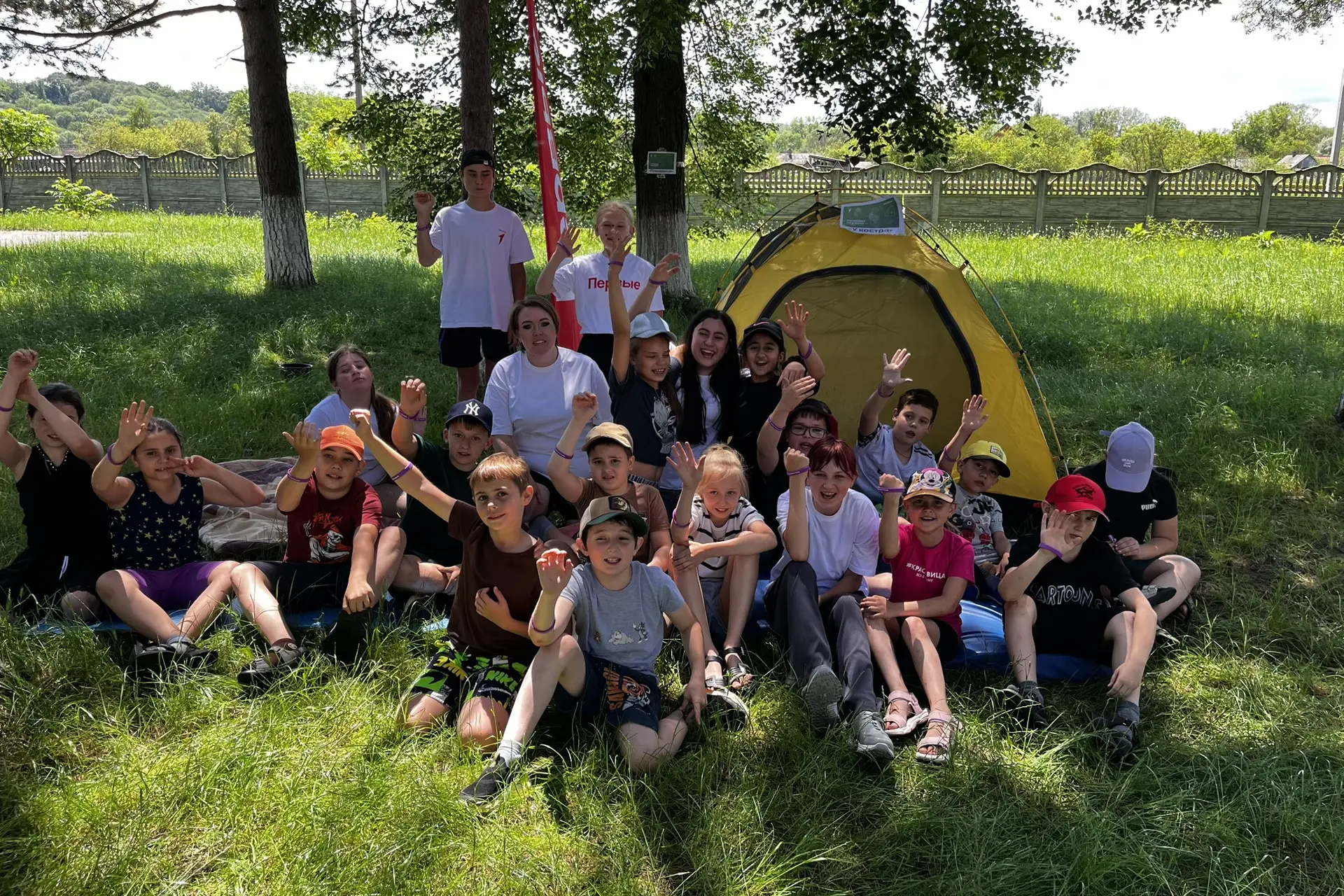 Первые самые активные походники! 🏕
