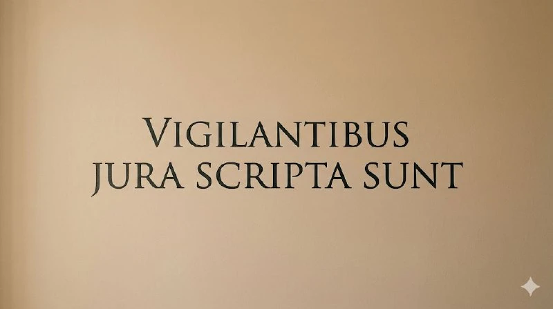 законы для бодрствующих«Vigilantibus jura scripta sunt.»«Законы написаны для бодрствующих.»💥 Суть: 