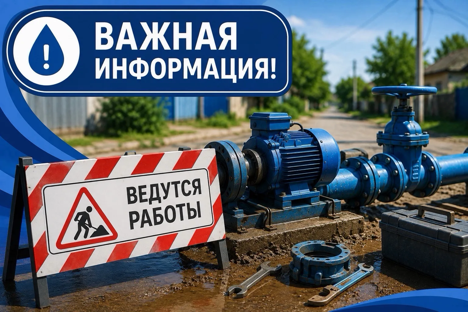⚠️Уважаемые жители п. Целина и х. Северный!