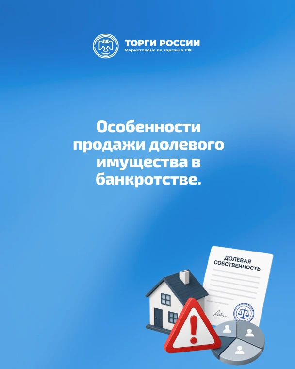 Особенности выставления на торги имущества в общей долевой собственности