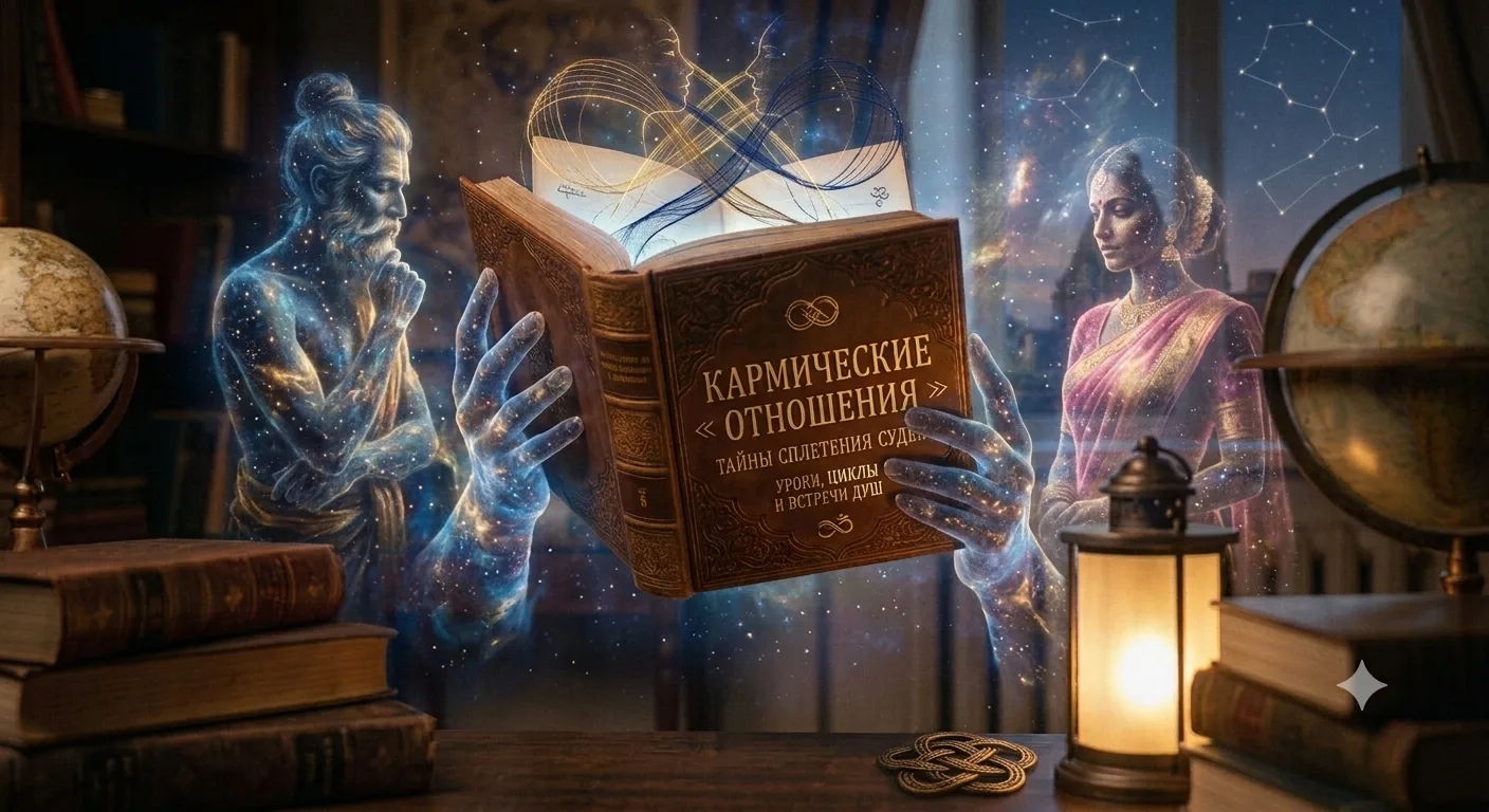 Кармические отношения в Джйотиш: бесконечный лабиринт или великий дар? 🌌