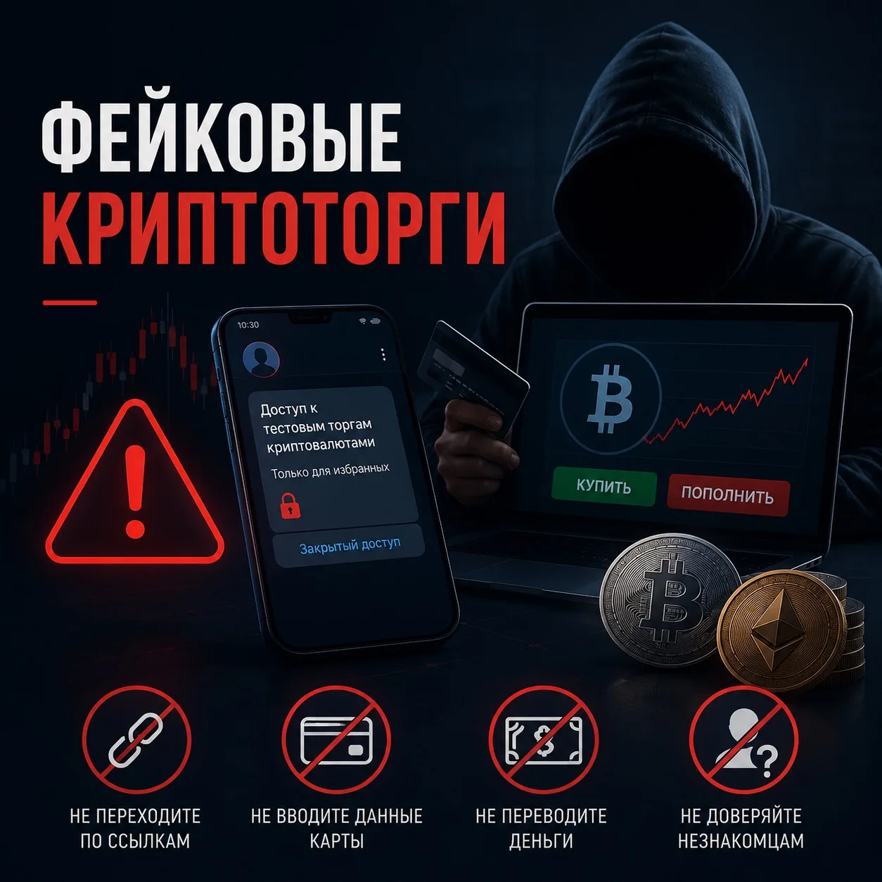Фейковые «криптоторги»