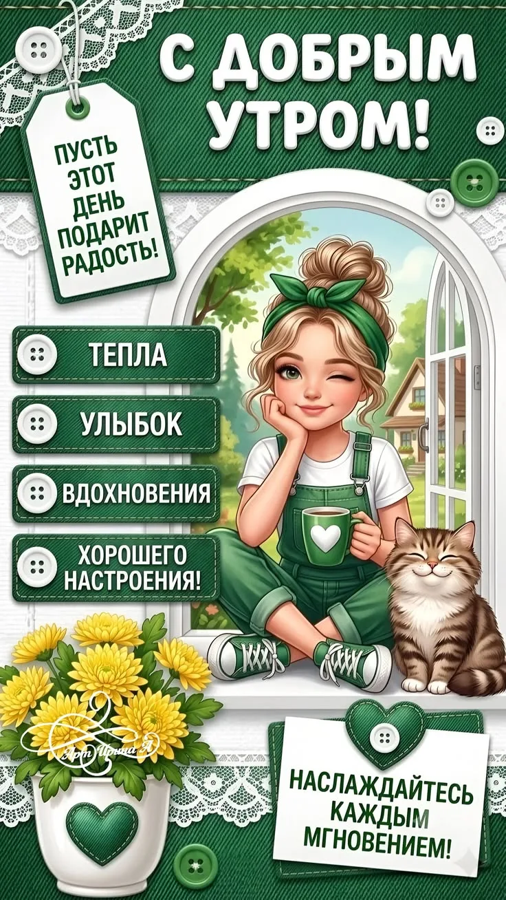 🌞🎉 Чудесного утра! Везения и хорошего настроения!