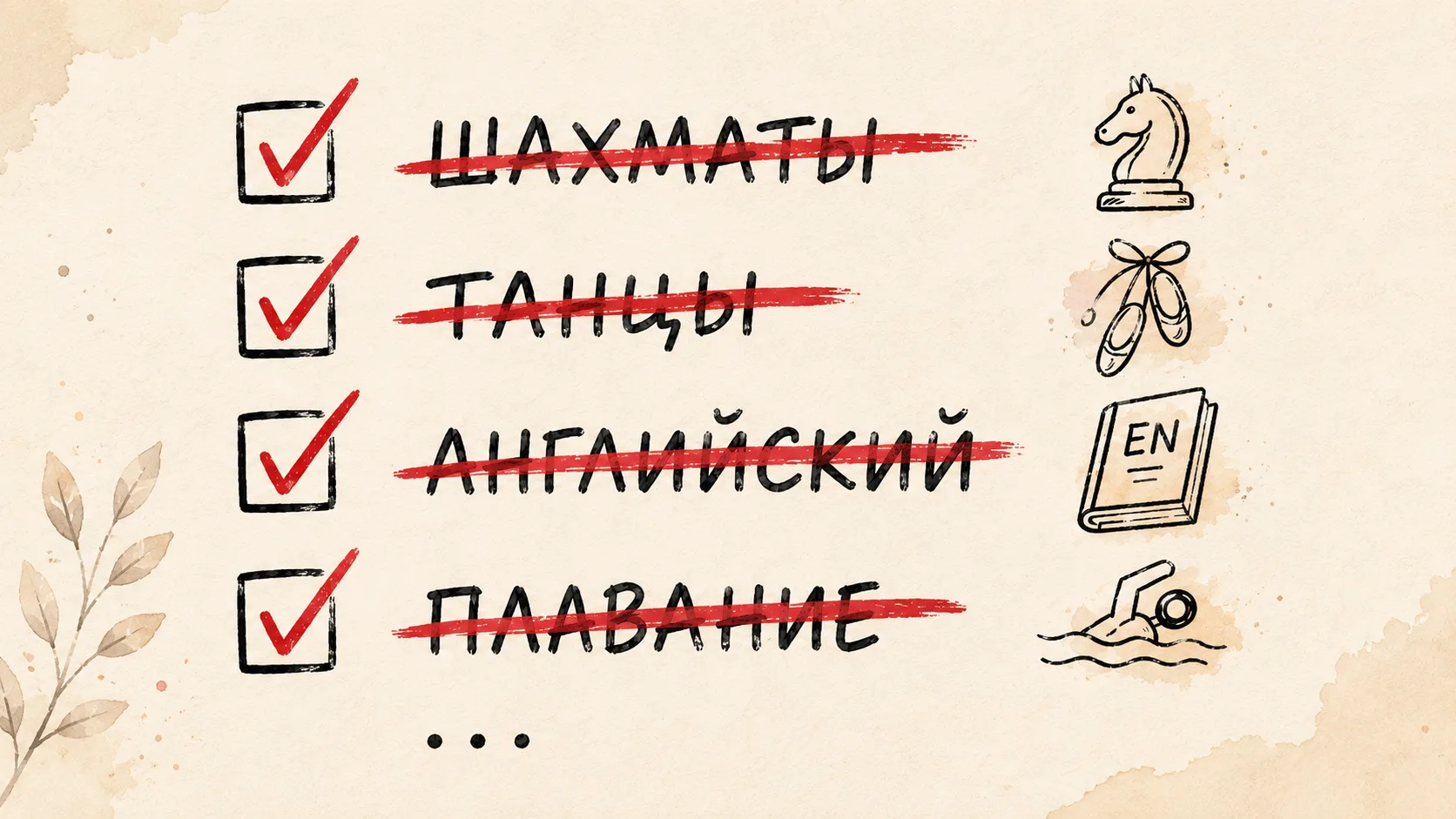 Почему я не тороплюсь записывать детей на 100 кружков  Август. Все вокруг уже составили...