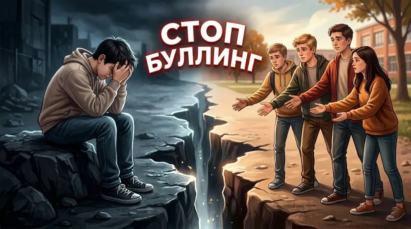🚫Стоп, буллинг! ✋
Травля — это не шутки. Это насилие, которое оставляет глубокие шрамы 😔
Если вы с