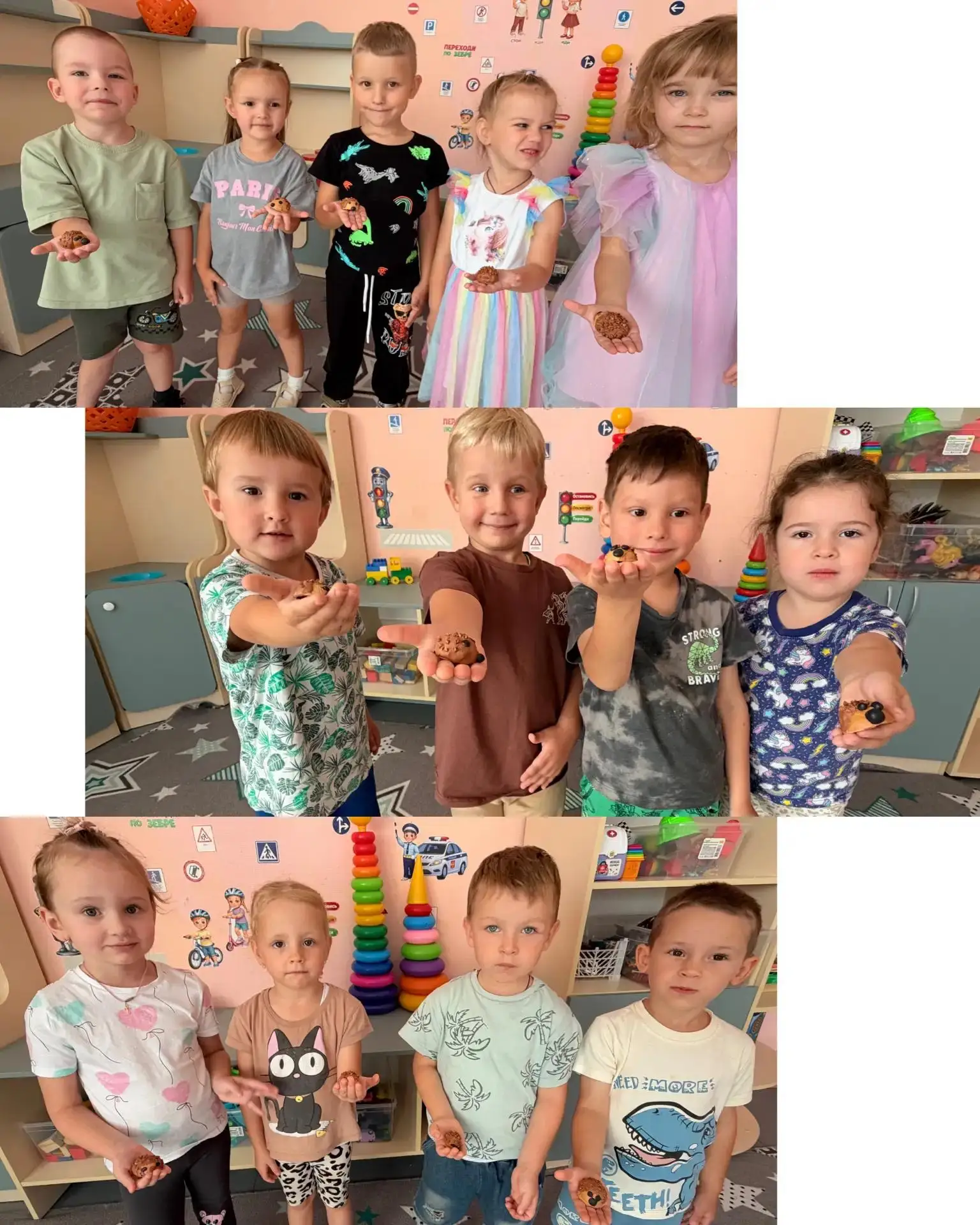 Ёжики из орехов — в честь Орехового Спаса! 💛Ребята из группы «Капитошки» смастерили оч...
