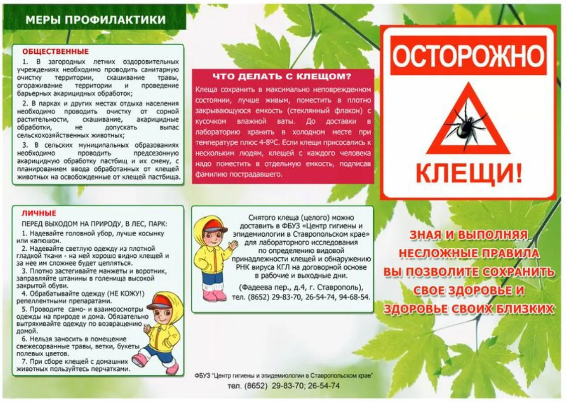 Уважаемые родители! В весенний период повышается активность клещей — опасных переносчик...
