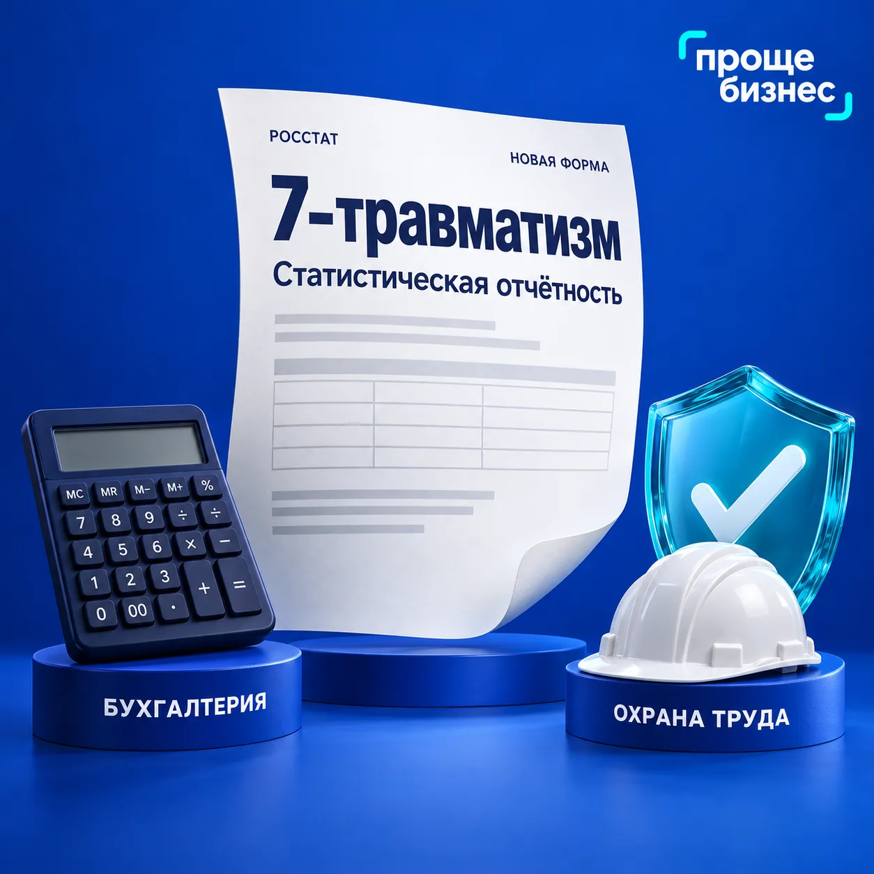 Росстат утвердил новую форму 7-травматизм: что изменилось для работодателя 📊