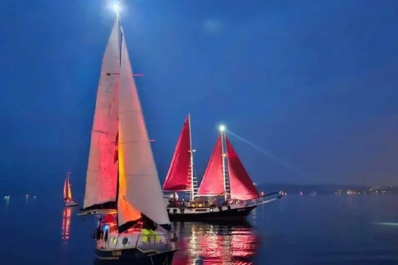 «Алые паруса» уже идут на Иркутском водохранилище
