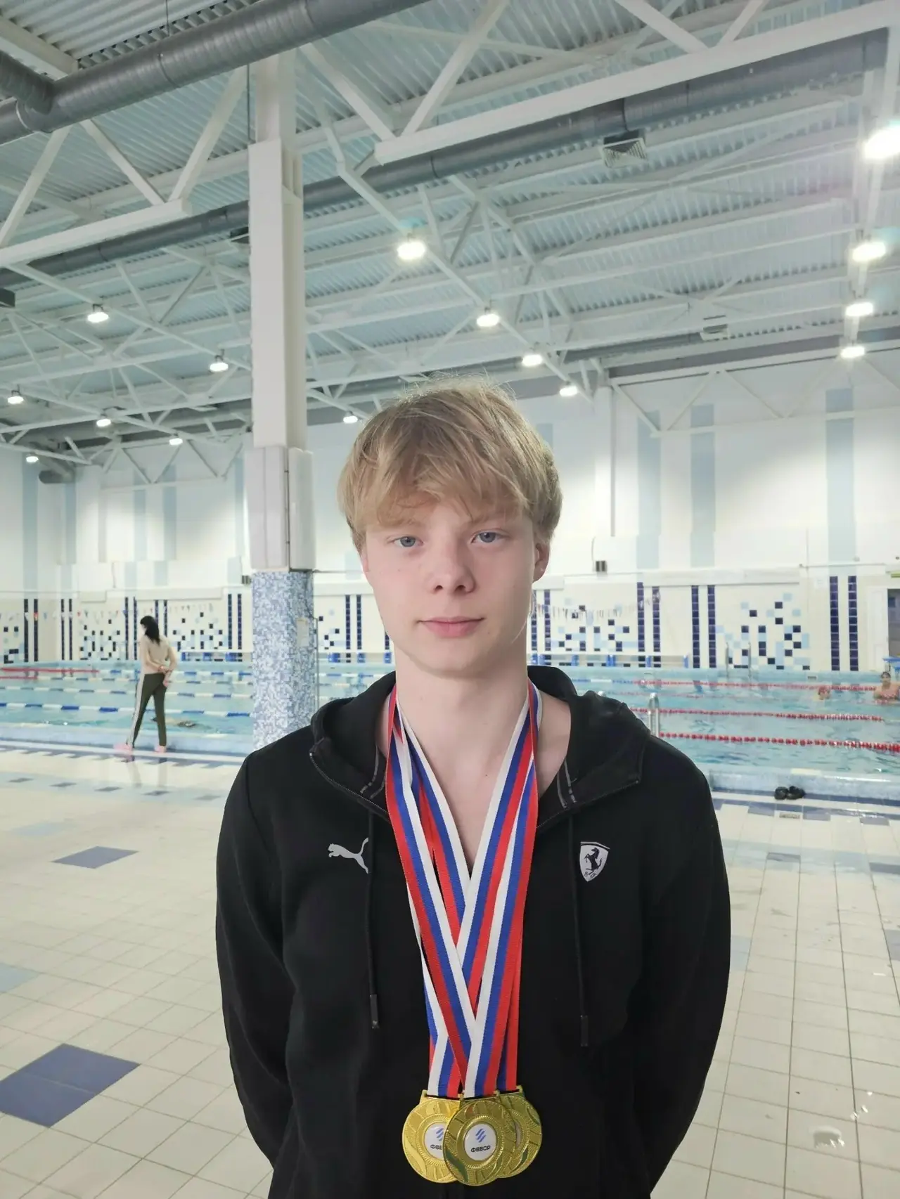 🏊‍♂️ Три золота — гордость Школы 176! 🏊‍♂️  С 18 по 21 марта в г. Уфа прошло первенство Приволжского
