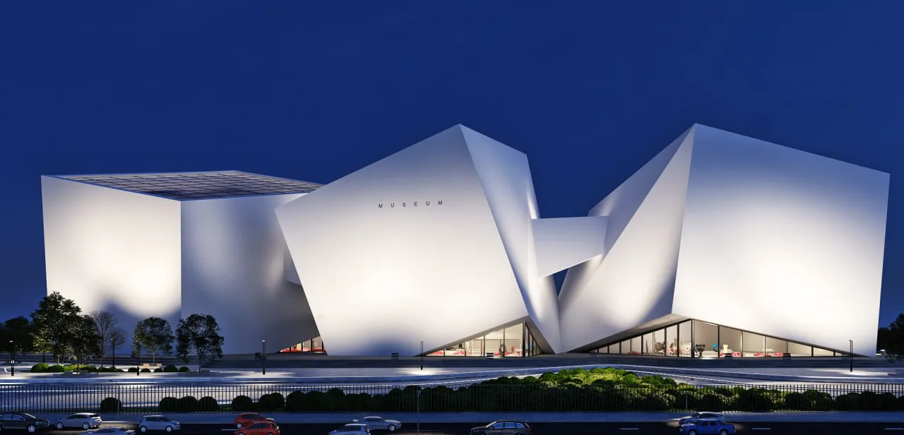 Музей современного искусства в Астане, Казахстан. Архитектурное бюро A. Masow Architects.
