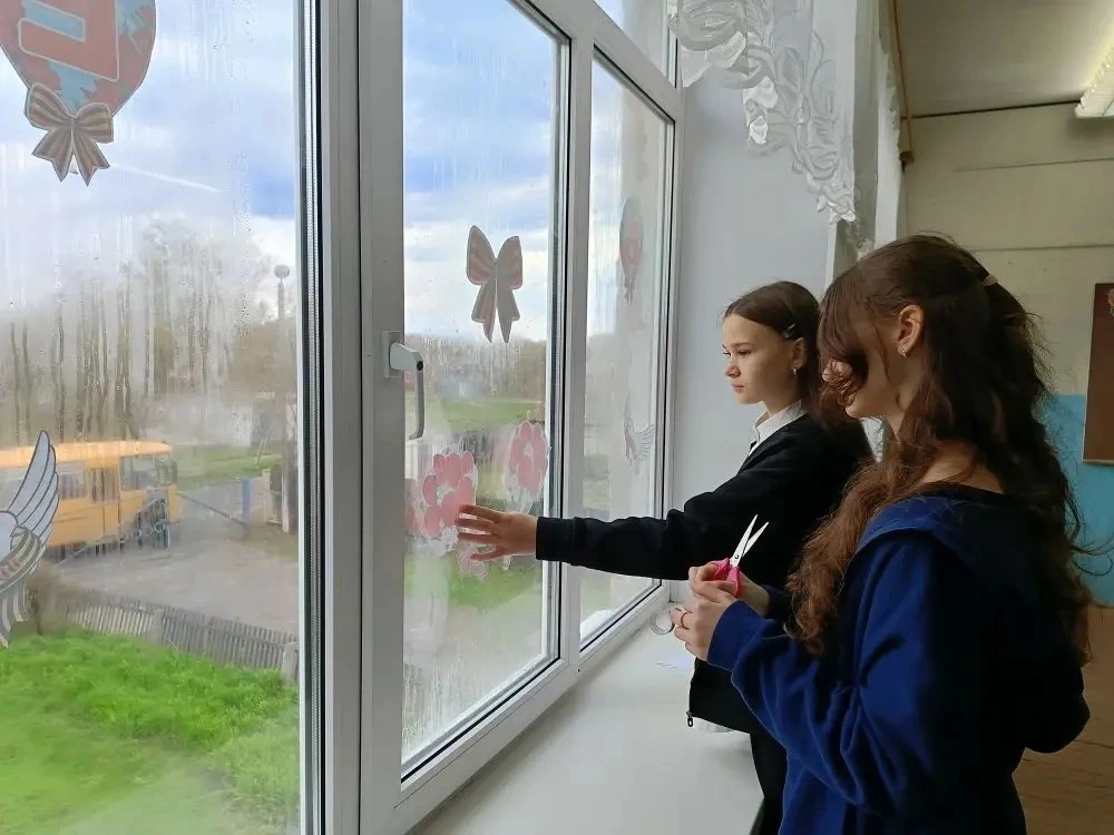 🕊Акция «Окна Победы»🕊
 
🇷🇺Акция Окна Победы — это замечательная традиция, которая объединяет все