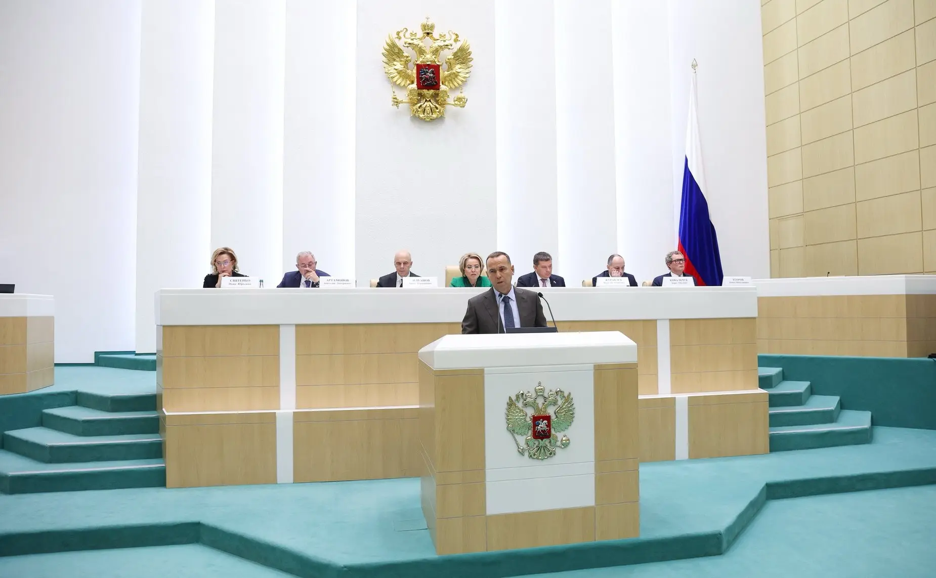 Выступил в Совете Федерации на парламентских слушаниях. Рассказал о том, как мы развива...