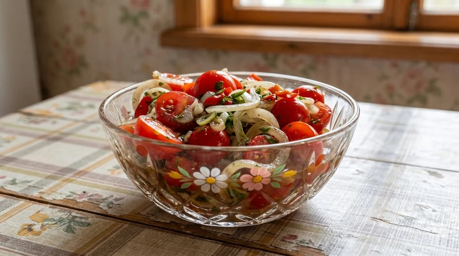 Закуска к шашлыку — маринованные черри