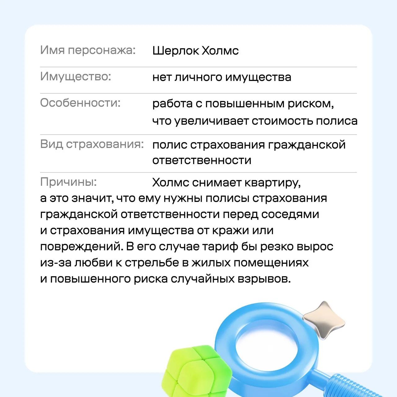 Я к вам пишу — судьбы ли воля Велит о будущем мечтать: Чтоб не страшила жизни доля, Не худо б риски 