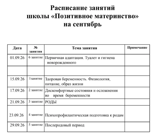 🤱🏼Напоминаем, что в поликлинике на постоянной основе проходят занятия в школе «Позити...