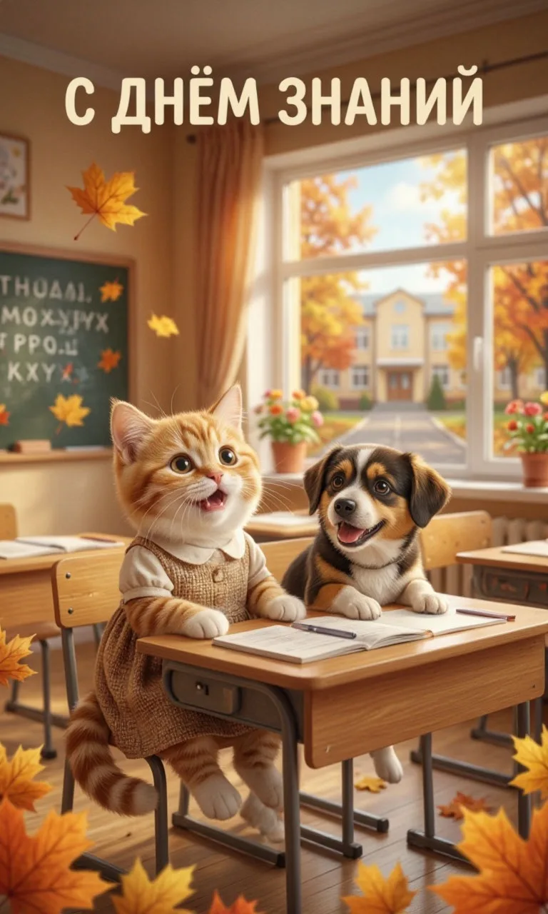 1 сентября - это день, когда все вспоминают, что учиться никогда не поздно... даже если...
