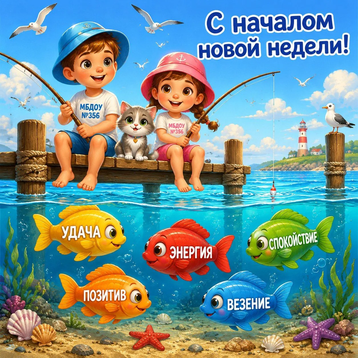 Мы желаем всем удачной, яркой и спокойной недели — пусть всё складывается легко, а каждый день прино