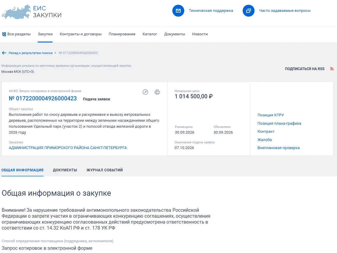 Территорию рядом с Фермским шоссе должны привести в порядок до середины декабря 🌳