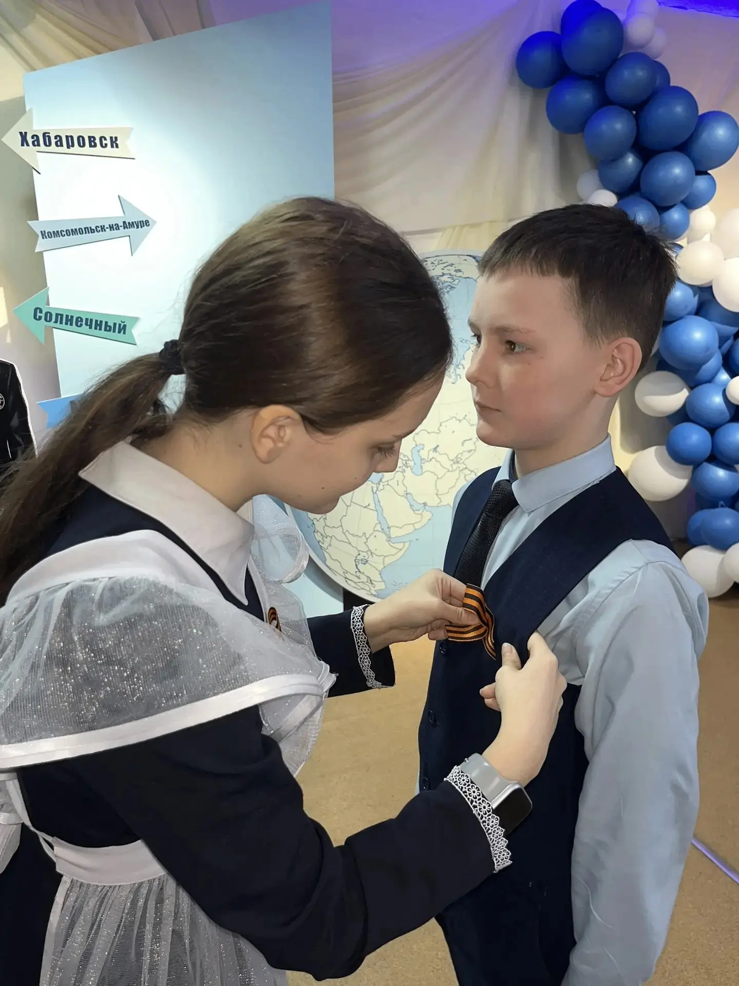 В нашем центре прошла замечательная акция «Георгиевская ленточка»! 🇷🇺✨   В этот день мы вместе вспом