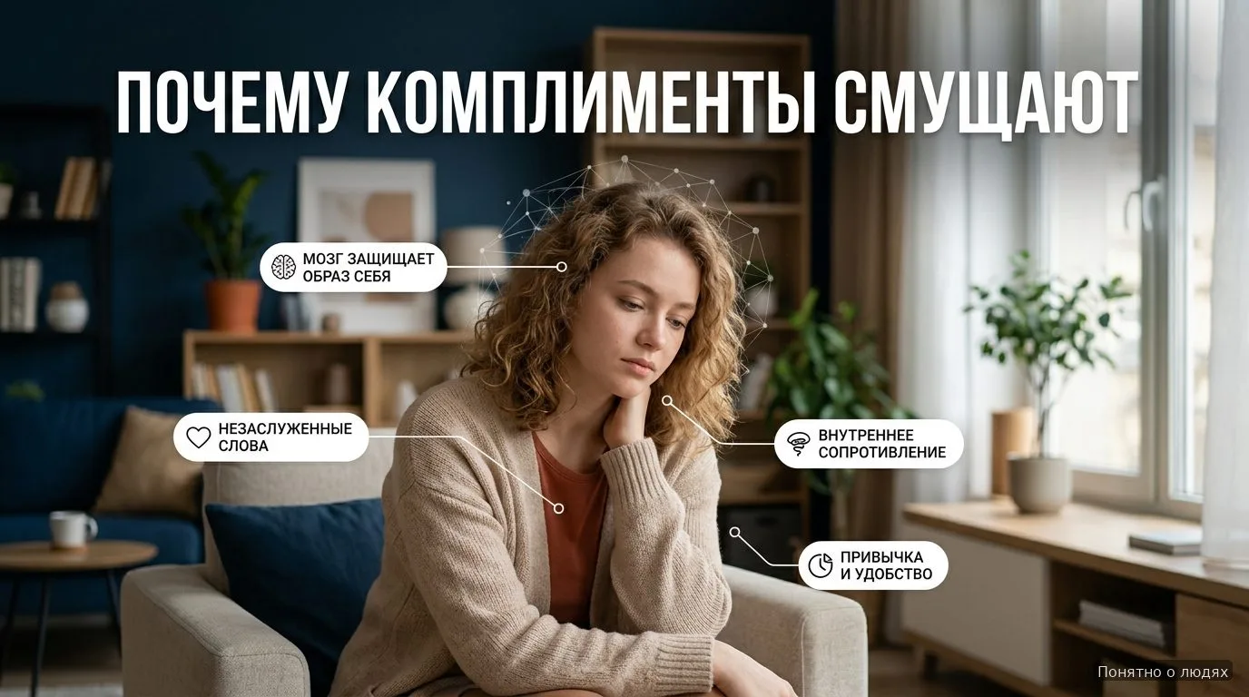 Почему комплименты смущают