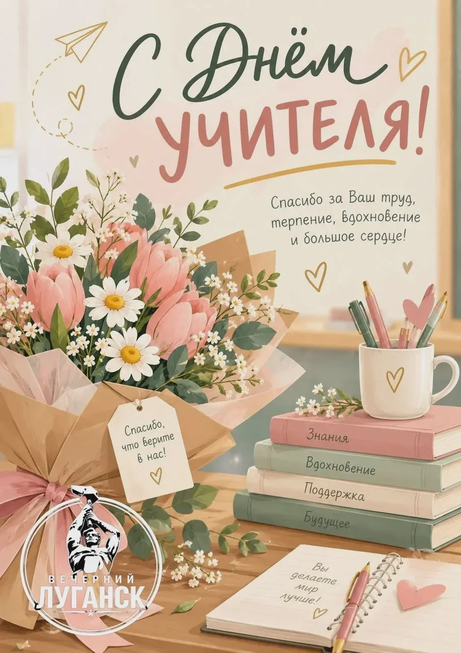 🍎 С Днём учителя!