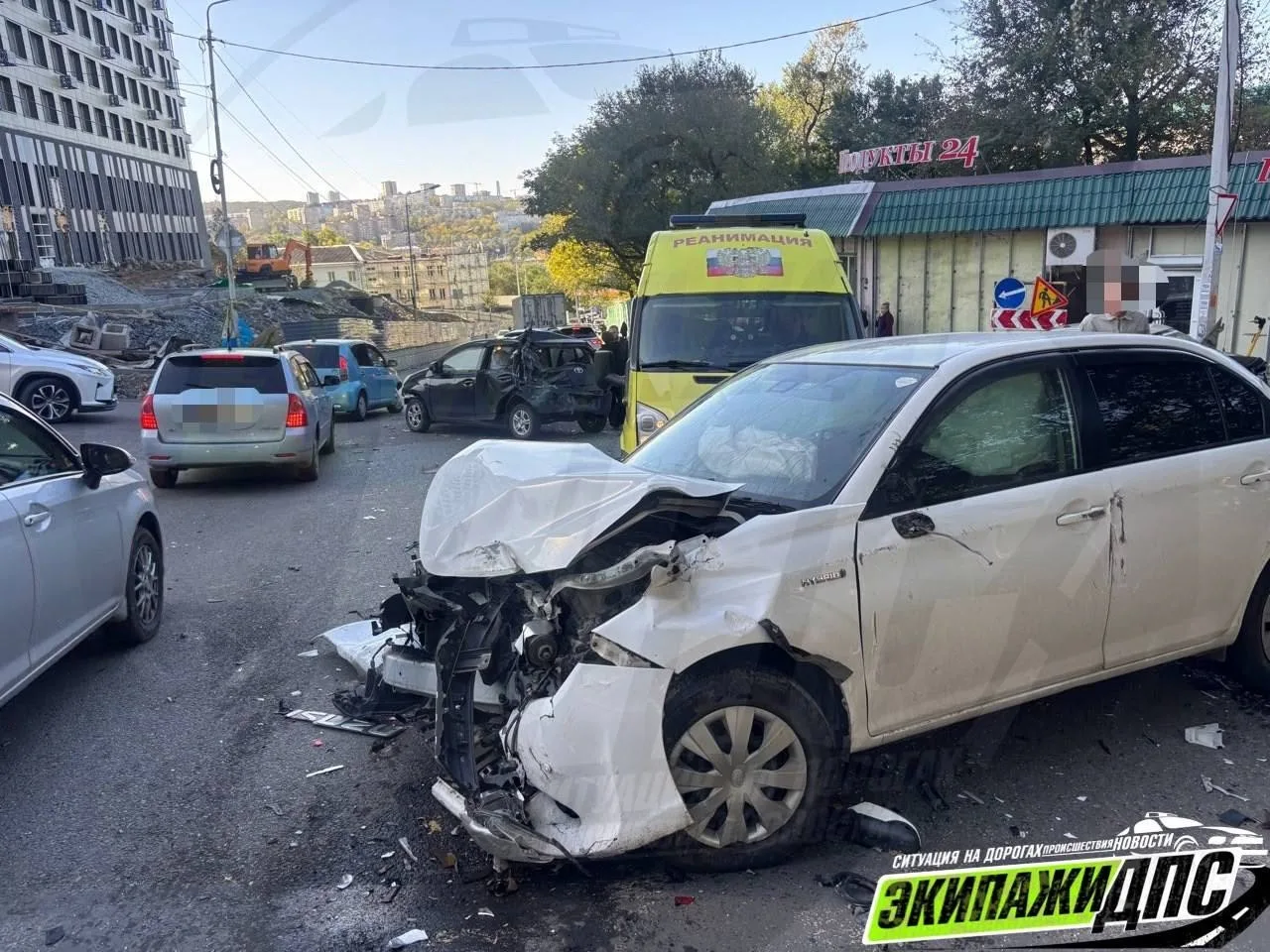 ⚡️ 🚑 В больницу доставлены шесть пострадавших сегодня в массовом ДТП на ул. Шепеткова,...