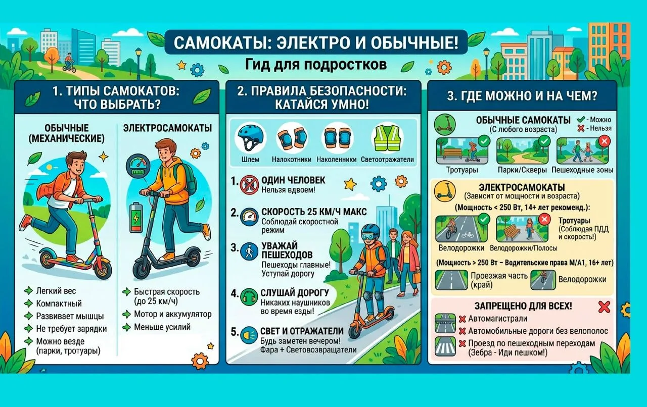 Лето — время свободы и скорости!