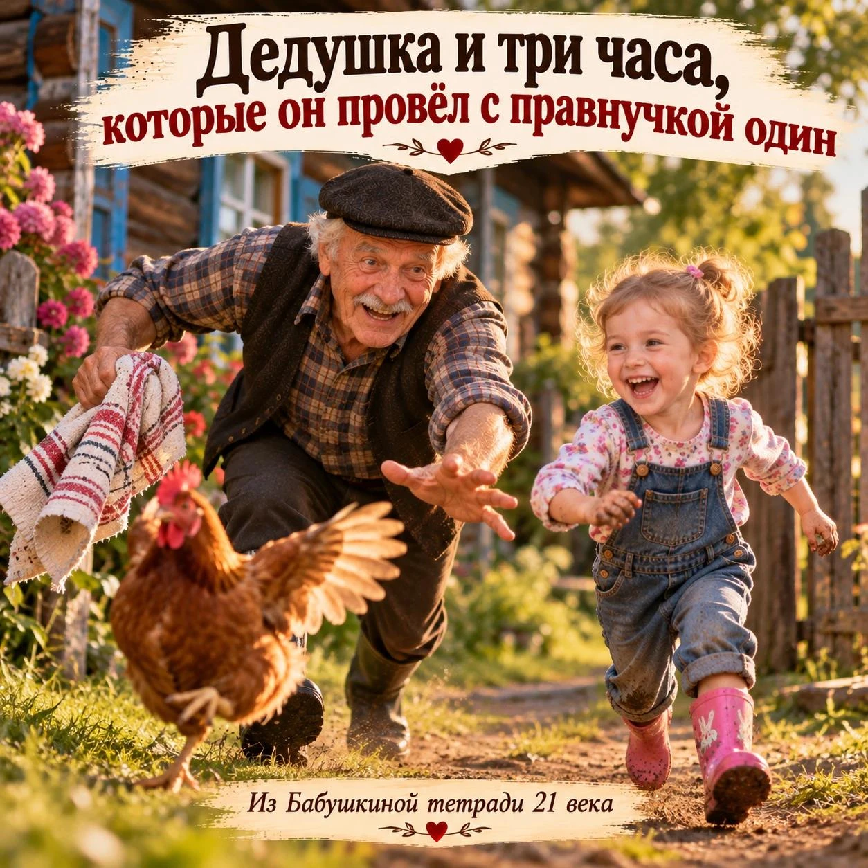№91 — «Дедушка и три часа, которые он провёл с правнучкой один»