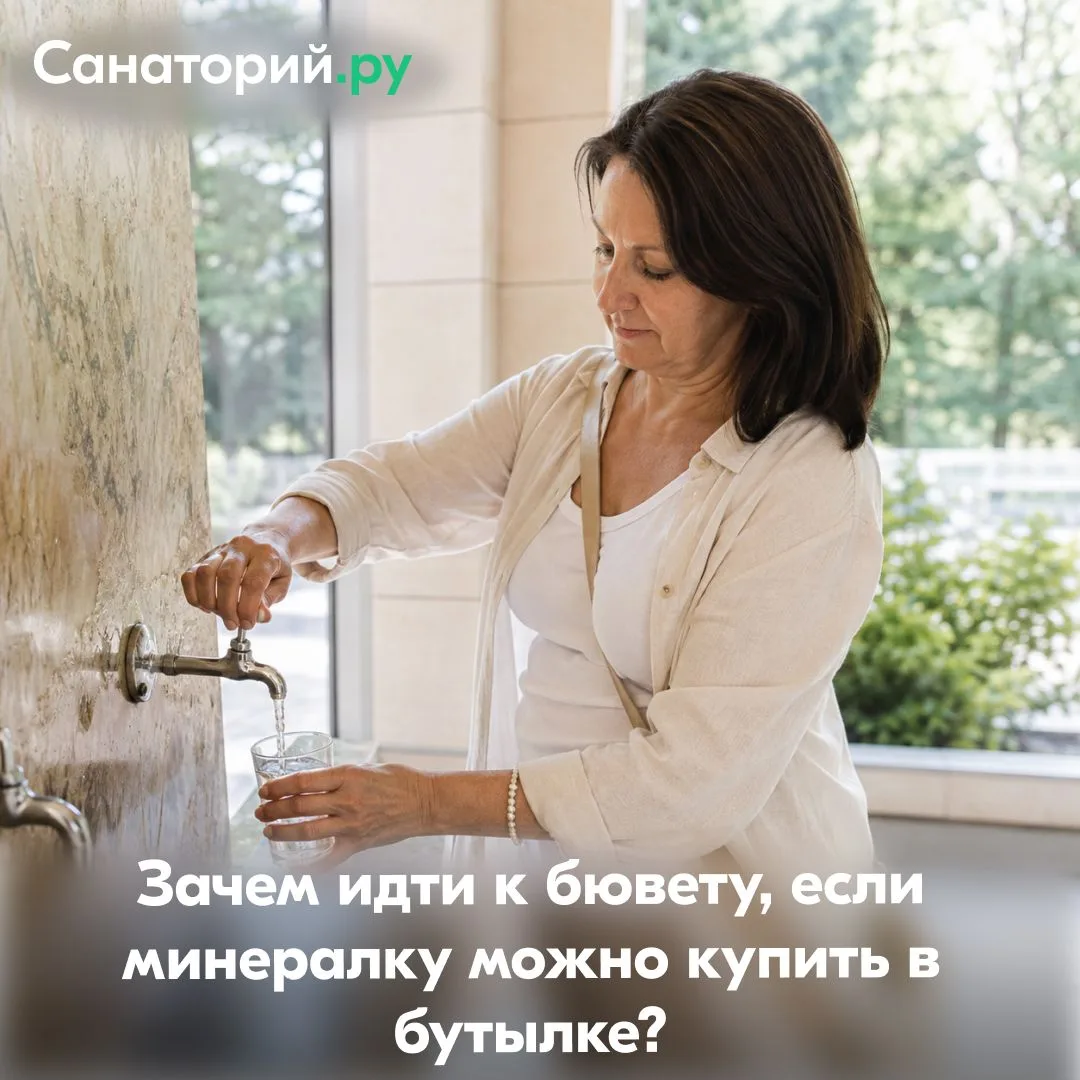 💧 Зачем идти к бювету, если минералку можно купить в бутылке?