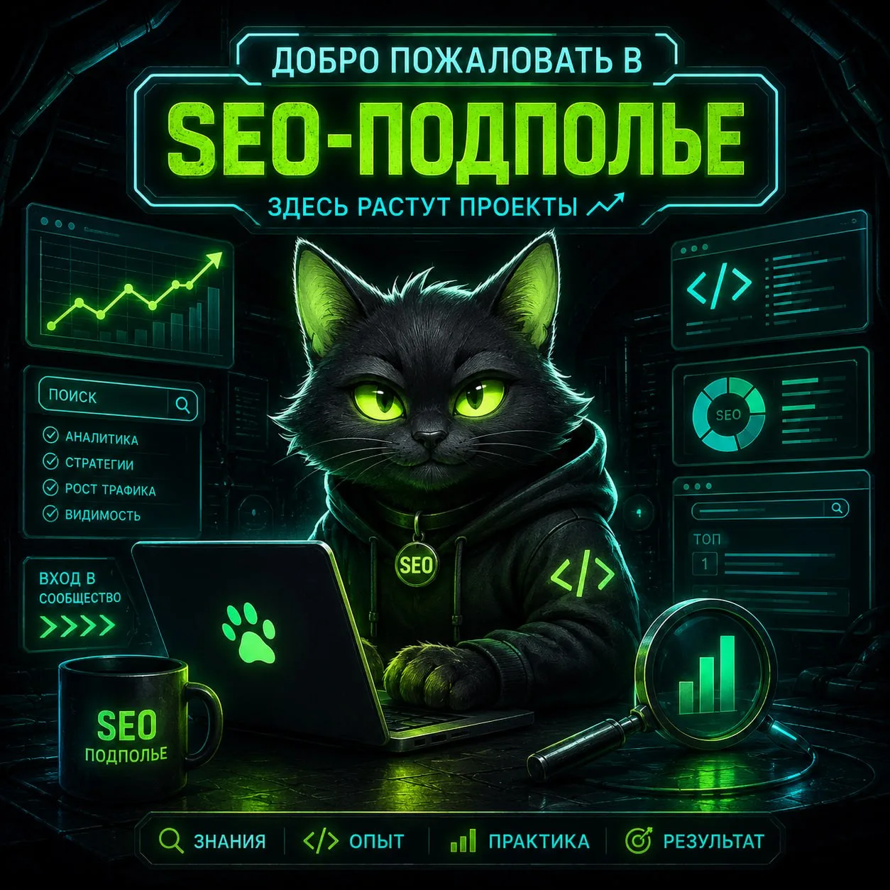 🕶 Вход найден. Теперь вы внутри SEO-подполья