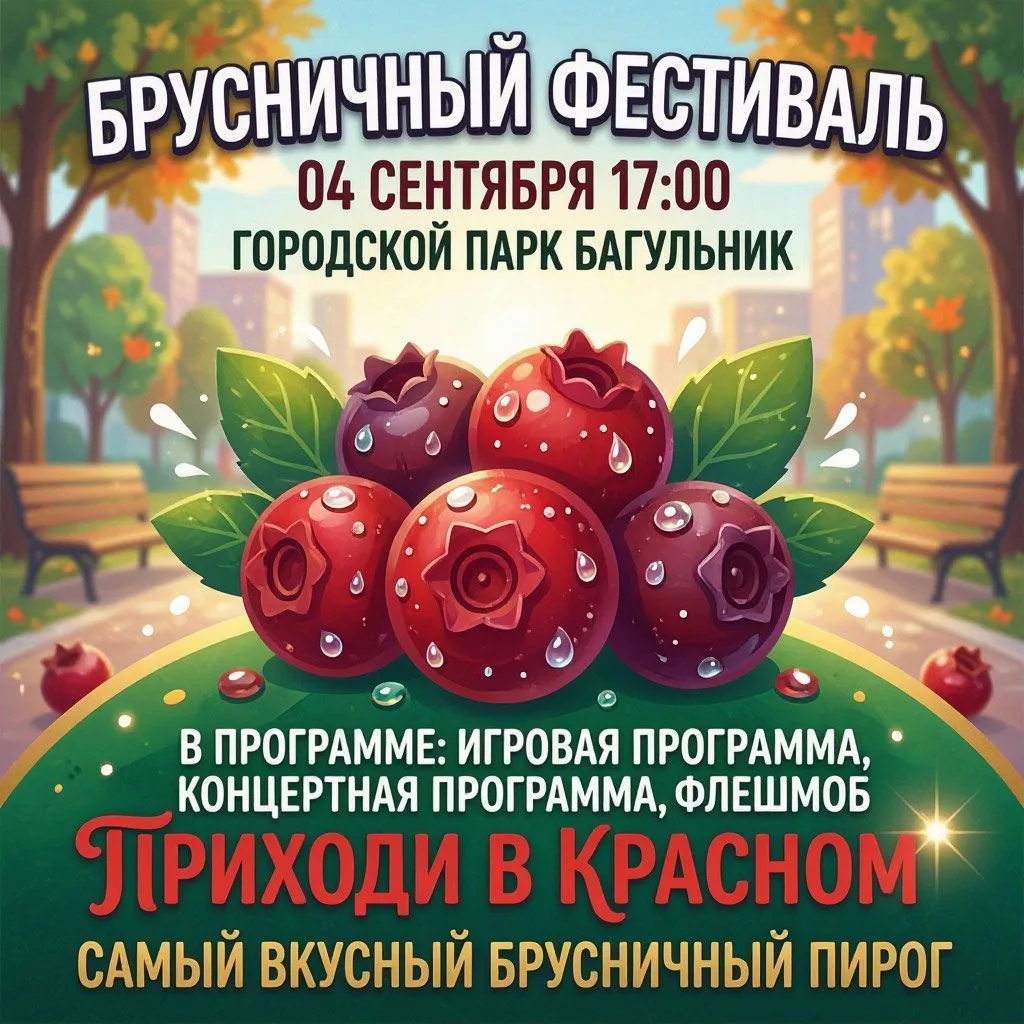 🍂 Встречаем осень по-тындински: брусничный фестиваль возвращается!