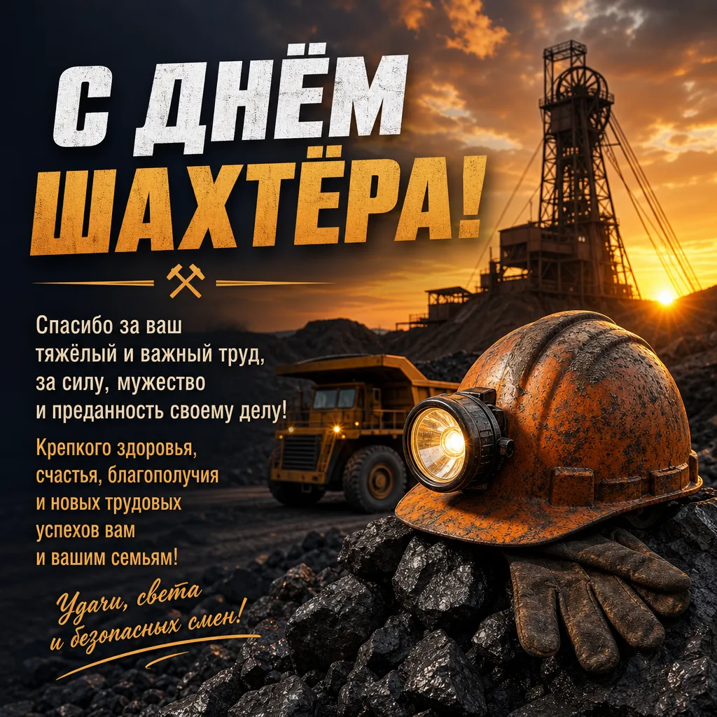 ⛏⛑ Поздравляем всех причастных с профессиональным праздником работников горной промышле...